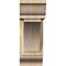 Ekena Millwork Thorton Traditional Rough Sawn Bracket w/ Offset Brace, Douglas Fir, 6"W x 16"D x 16"H BKT0604X16X16THR01RDF - alternate 2